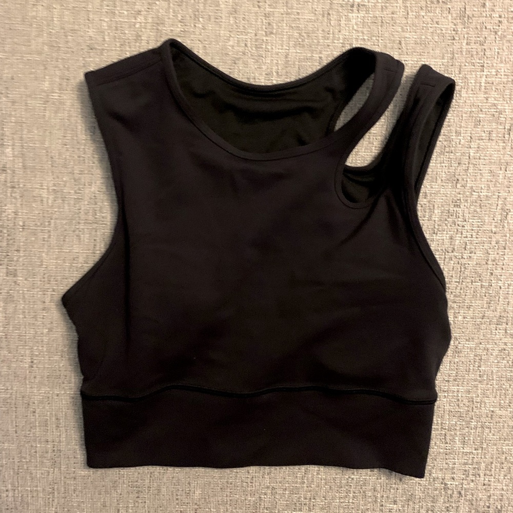 Lululemon cutout longline sports bra black